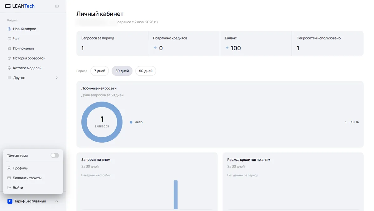 Модели JetBrains AI в LeanTech AI